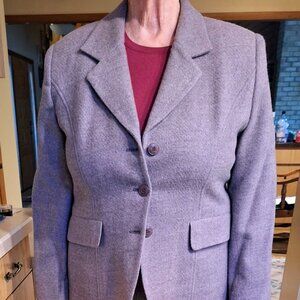 GRAY/LAVENDER JONES NEW YORK  BLAZER!   BEAUTIFUL COLOR!  SIZE 16W